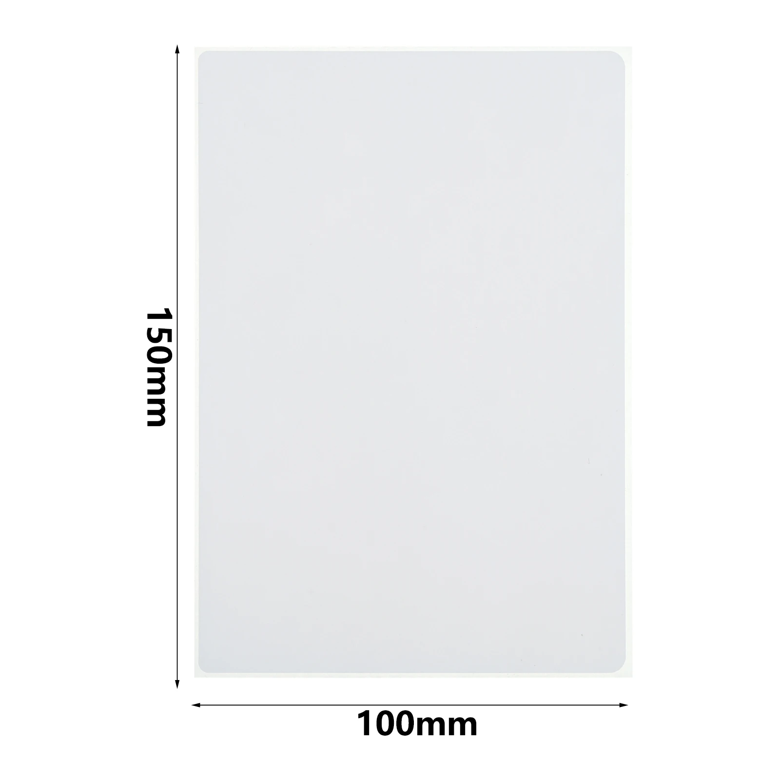 500 Sheets / Stack 4x6 Thermal Label Paper 100x150mm Adhesive Stickers For Thermal Shipping Labels DHL UPS Express Barcode Label