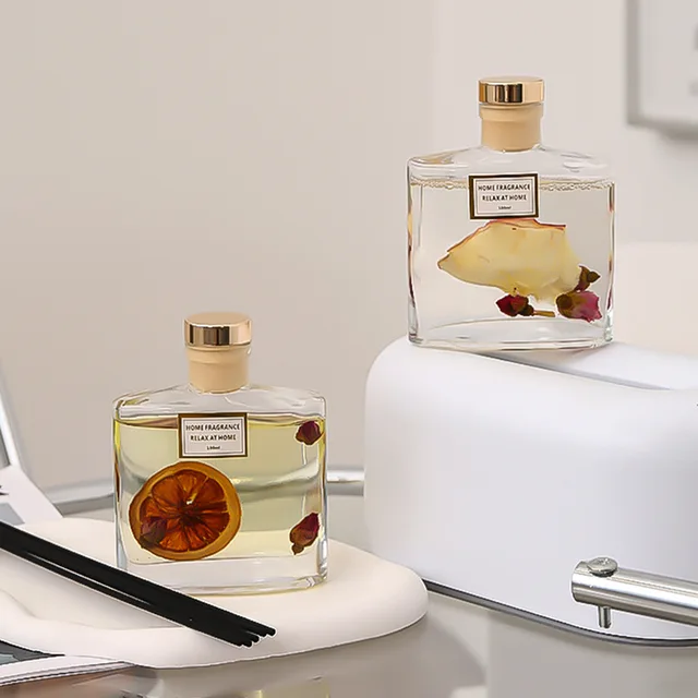 100 Ml Nád Diffúzor Palack Szárított Virág- És Növényi Illóolaj -Diffúzorkészletek Szállodai Otthoni Aromaterápiás Levegő Friss Illat - Image 3