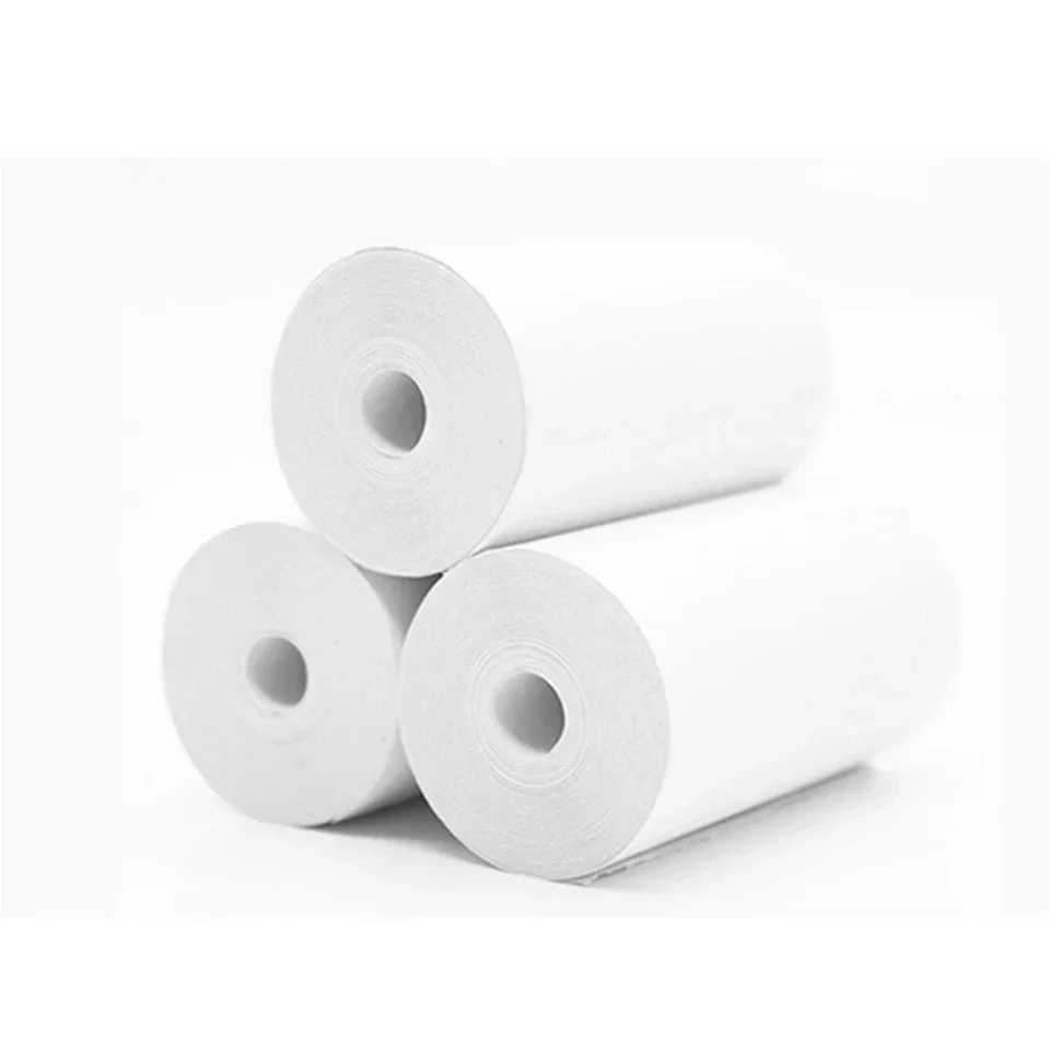 영수증 감열지, 모바일 POS 포토 프린터용 인쇄 라벨 롤, 금전 등록기 용지, 사무실 문구, 57x25mm, 10 롤