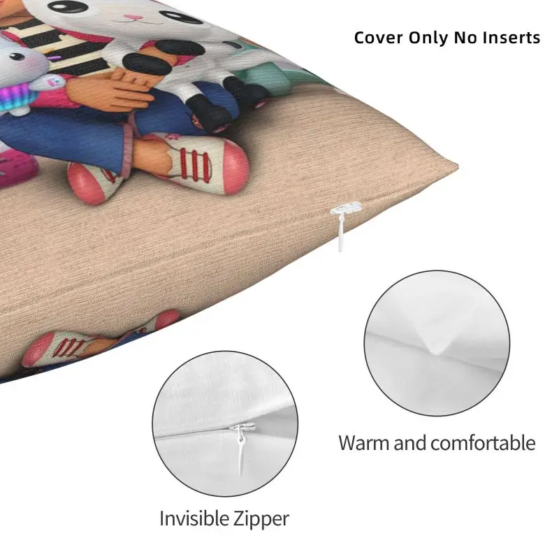 Pillowcase Chair Cushion Dollhouse Pillow Decoration Gabby Cat Pandy Paws