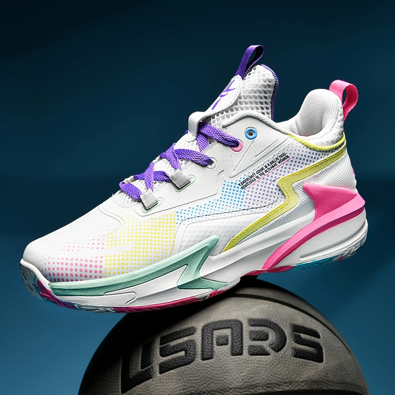 

2023 New Basketball Boots for Man Breathable Training Shoes Non Slip Unisex Basketball Sneakers Comfortable Mandarin Duck Shoes