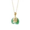 New Elephant Necklace Women's Ethnic Style Pendant Charm Clavicle Chain 3