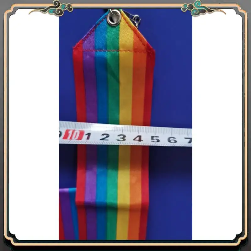 Ribbon Dance Rainbow Ribbon Children's Dance Gymnastics Rhythm Stick Gymnastics Rope Sporting Goods (2M)