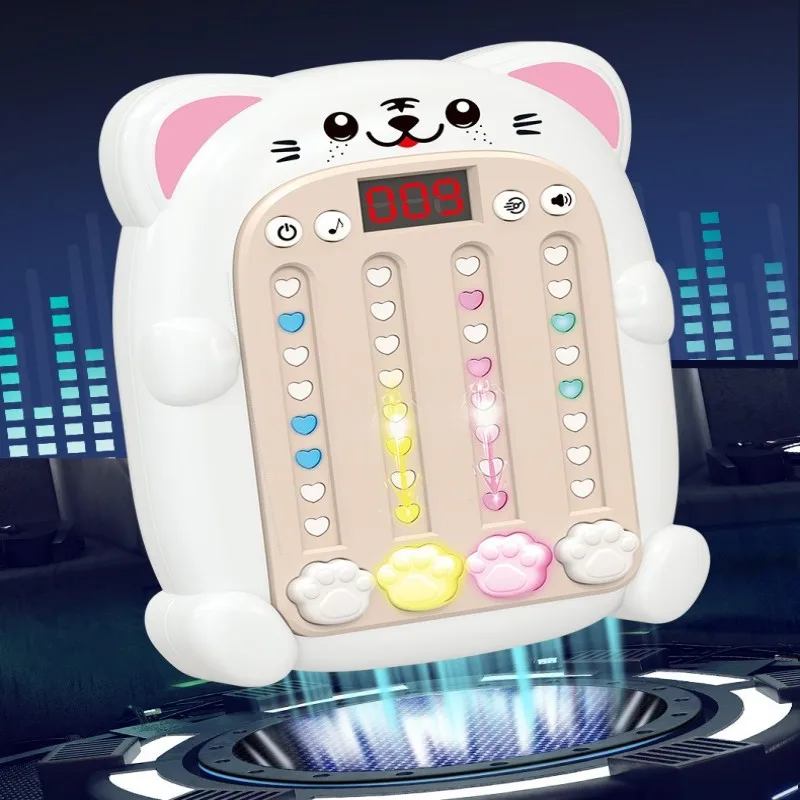 리듬 마스터 부모-자녀 스트레스 해소 게임기 스피드 푸시 두더지 잡기 프레스 프레스 장난감
