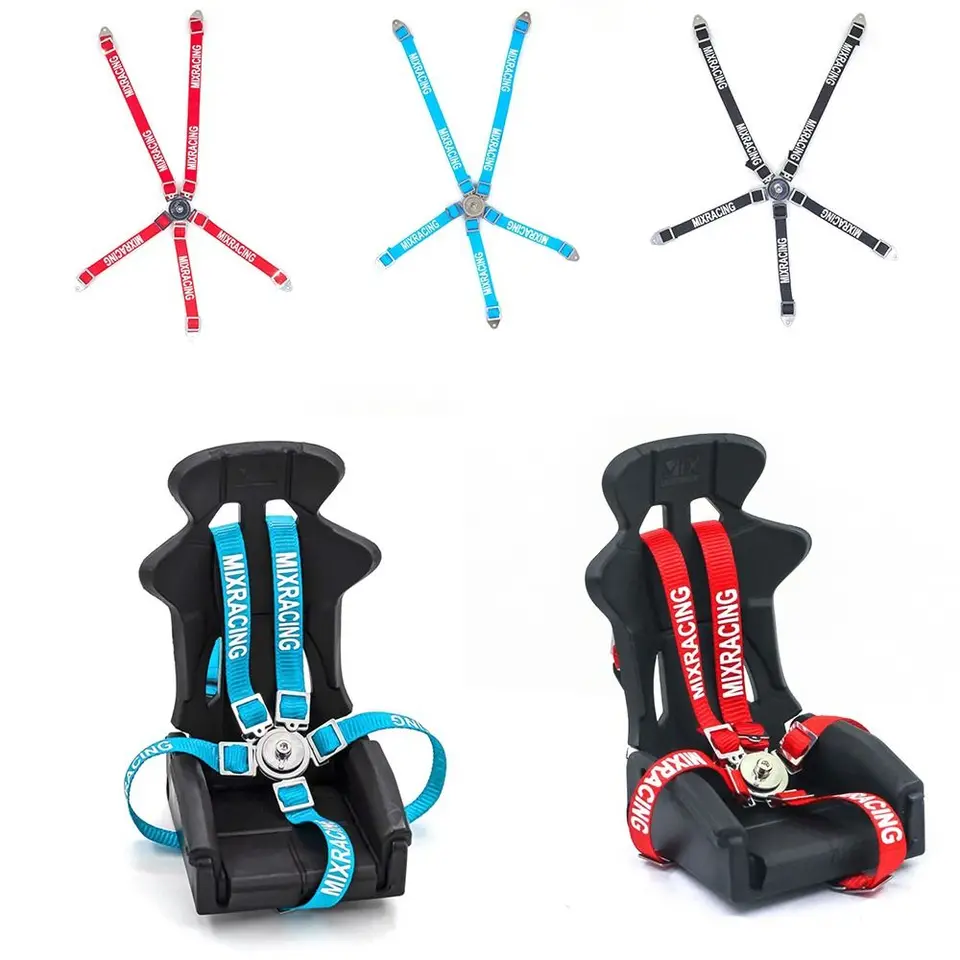 Ceintures De Sécurité Imitation Pour RC Crawler 1/10 - Compatible Traxxas TRX4, Axial SCX10 - Neuf