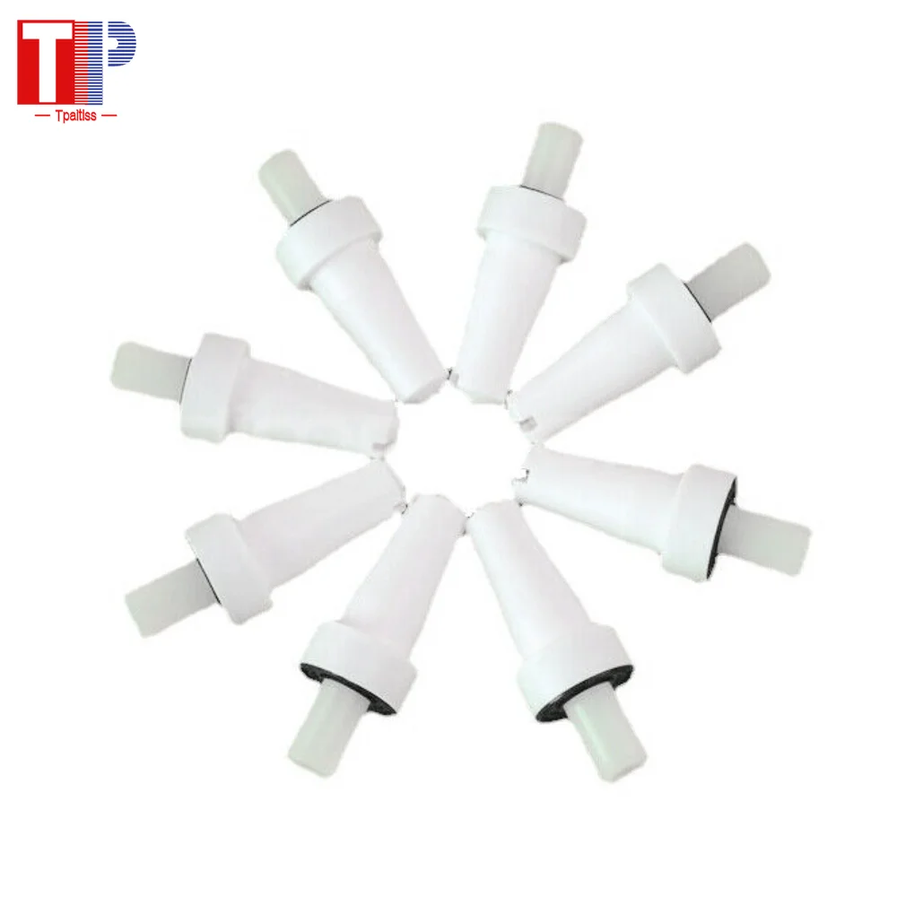 

Tpaitlss 8 PCS Powder Coating Flat jet nozzle for GM03 opti NF20 spray gun