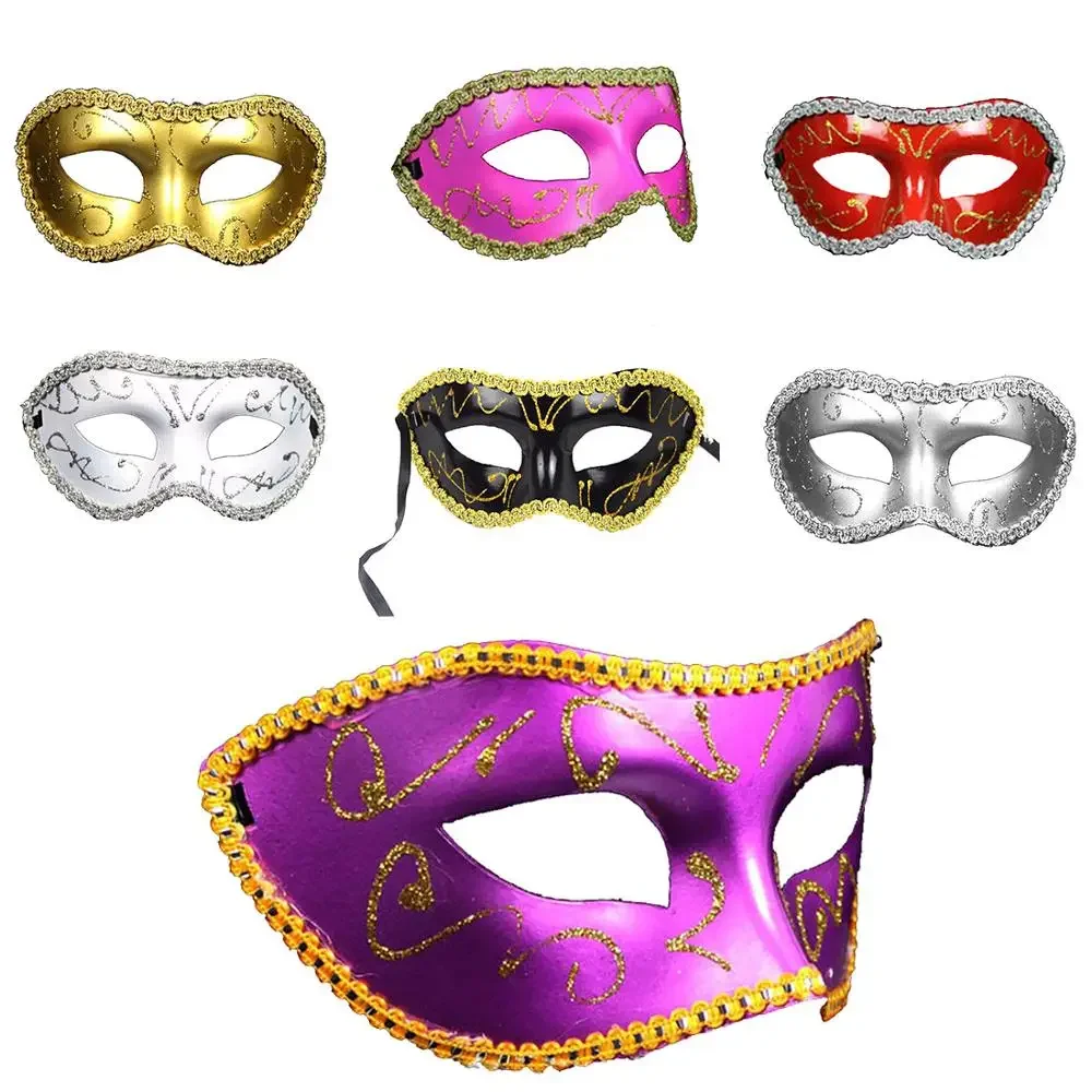 New Hot Classic Halloween Costume Prom Mask Venetian Mardi Gras Dance Masquerade Ball Mask Fancy Dress Costume
