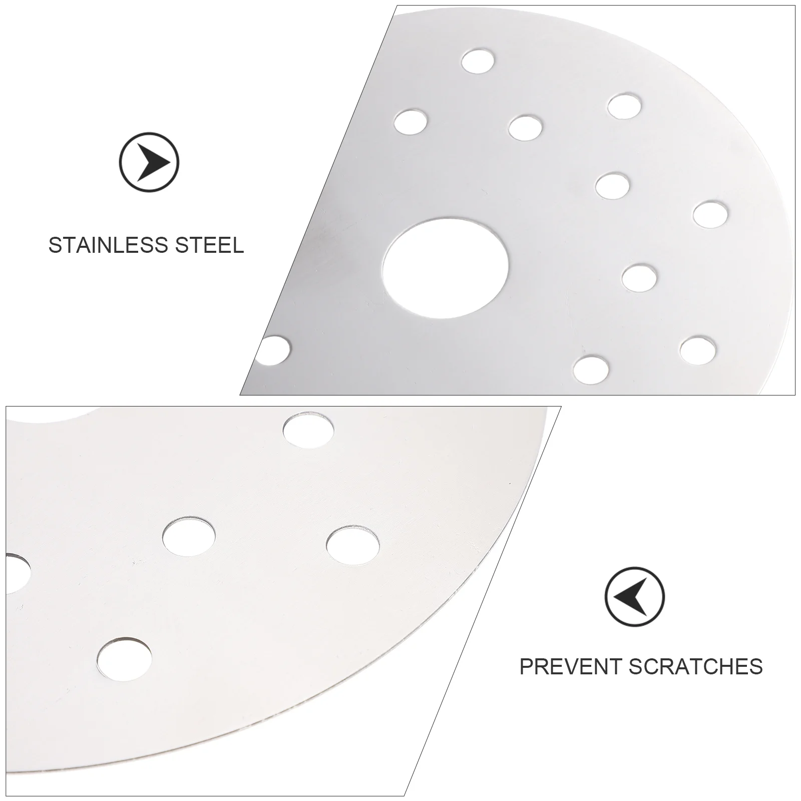 1pc Househol Heat-conducting Strip for Casseroles Kitchen Supply (Silver) Casserole Heat Strip