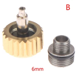 High-Quality Assorted Waterproof Watch Crowns for Repair and Replacement (Gold 6MM)