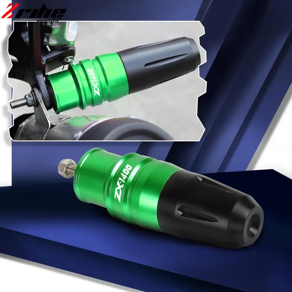 

CNC Accessories Exhaust Frame Slider Crash Pads Falling Protector FOR KAWASAKI ZX1400 ZX-1400 2006 2007 2008 2009 2010 2011-2016