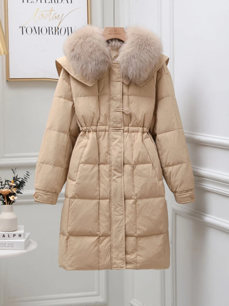 2024-winter-large-fur-collar-down-jacket-female-thickening-coat-female-autumn-new-warm-mid-length-style-down-coats-outwear-coats