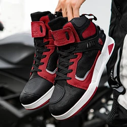 Motorcycle Boots 2023 New Men Women Motorbike Riding Shoes Breathable Biker Boots Motorboats Motorcycle Shoes Bota
