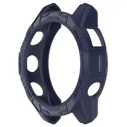 Premium 47MM TPU Soft Protective Case Frame with Screen Protector - 47MM (Dark blue)