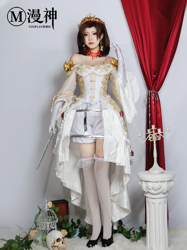 

Popular Game Identity V Cosplay Mary Palace Dress Cos Bloody Queen High Quality Stage Halloween Costume Unisex