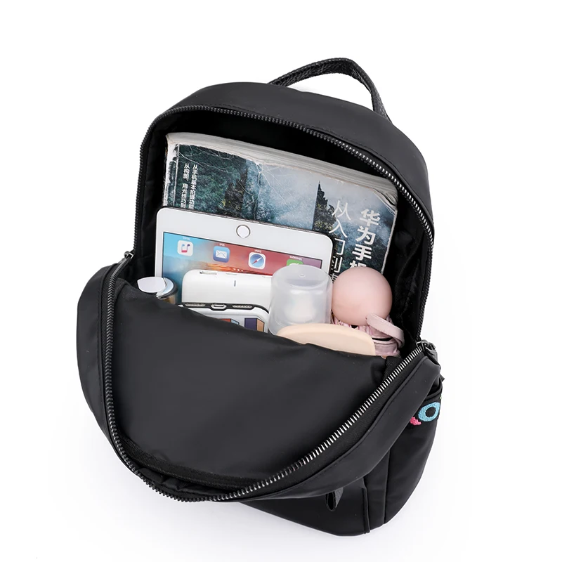 Casual Bagpack for Women Waterproof Oxford Backpack Female Large Capacity Travel Rucksack Simple Back Pack for Teenage Girls