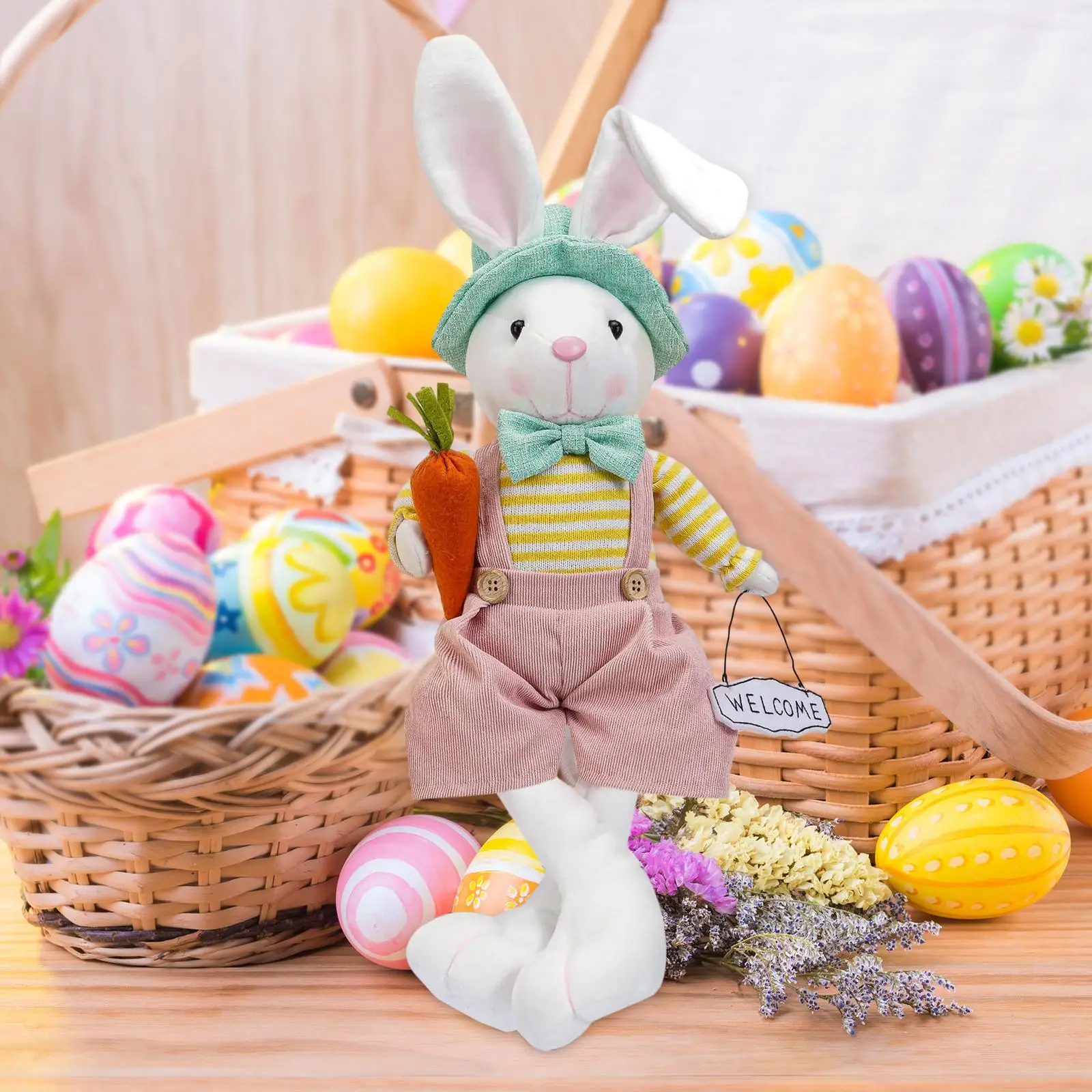 

Easter Rabbit Animal Doll Room Decoration Easter Party Decoration Realistic