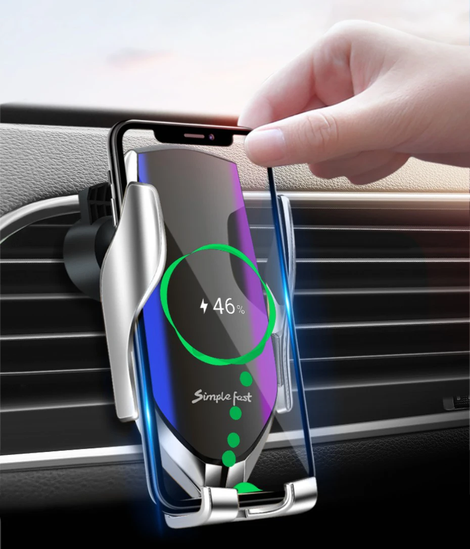 mobile stand Car Phone Holder with Wireless Charging Mobile Phone Accessories Wireless Charging Stand Mobile Phone Accessories Car Mount car cup phone holder