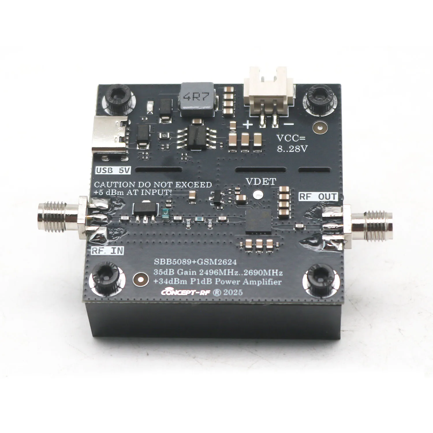 High-Gain 2.4GHz RF Power Amplifier for Wireless Applications