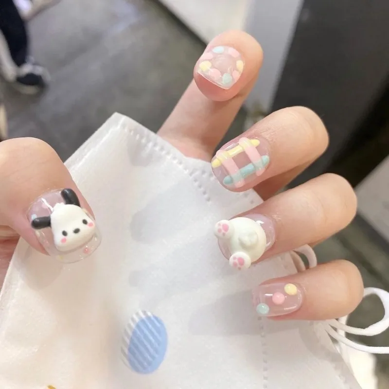 20pcs Cute Sanrio Nail Charms 2023 Fashion Pochacco Nail Art Kawaii Cartoon  Anime Nail Accessories