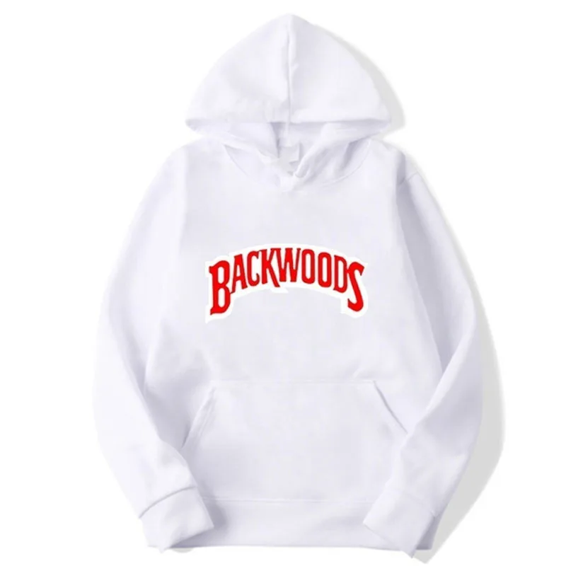 Women Hoodie Backwoods Print Sweatshirt High Quality Hip Hop Loose Unisex Oversize Fashion Brand Pullover Hoodie