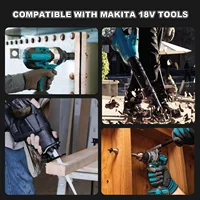 Pour Makita BL1830 batterie 18V 8000mAh batterie BL1830 BL1815 BL1860 BL1840 outil batterie Rechargeable avec chargeur 6A 6