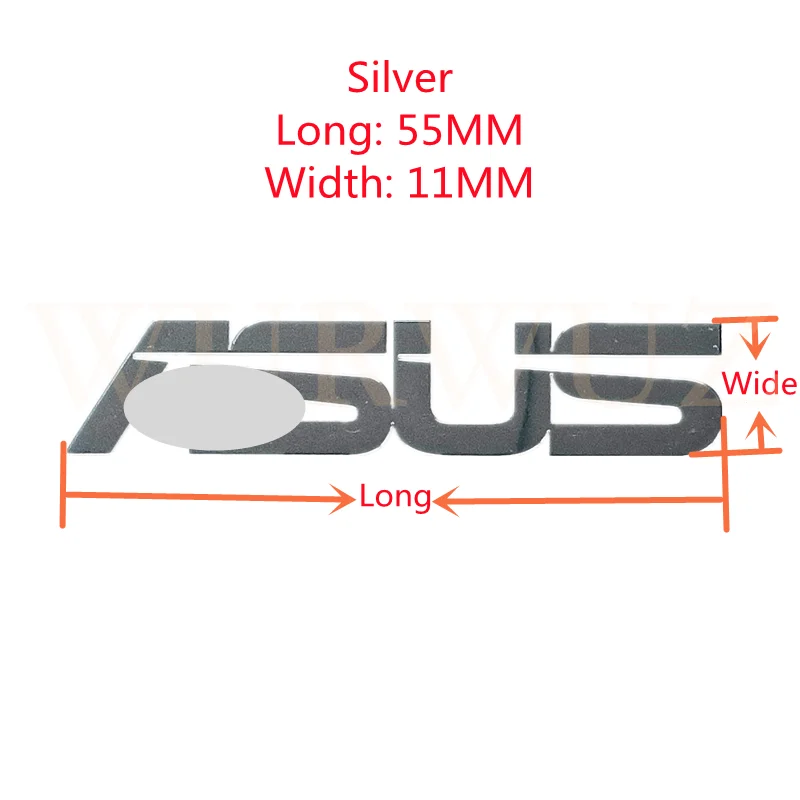 New Applicable ASUS ASUS Metal Sticker Notebook Sticker Length 55MM Wide 11MM