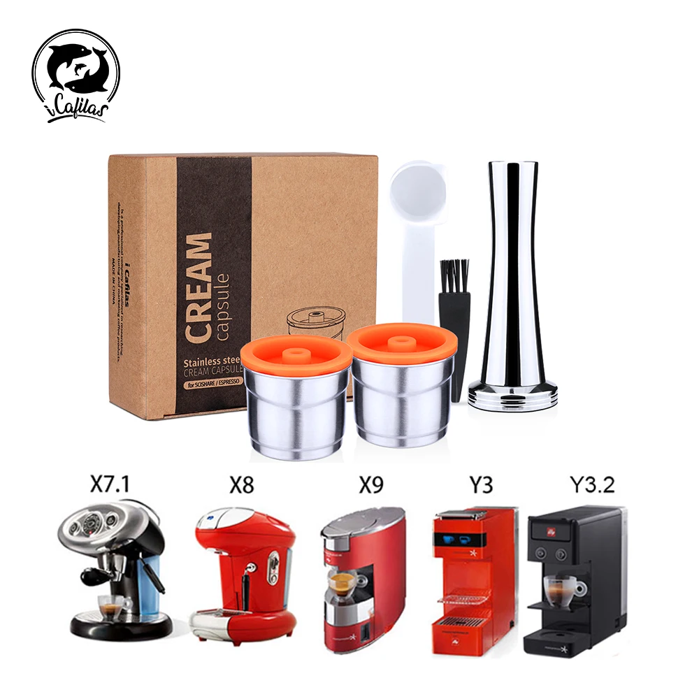 2PK Refillable Coffee Capsule Pod Expresso For Illy, 41 OFF