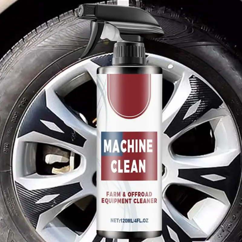 Car Wheel Cleaner 120ml Spray Rapid Removal Brake Dust Cleaner Heavy-Duty Multi-purpose Long-Lasting Dirt Remover Coating Wax