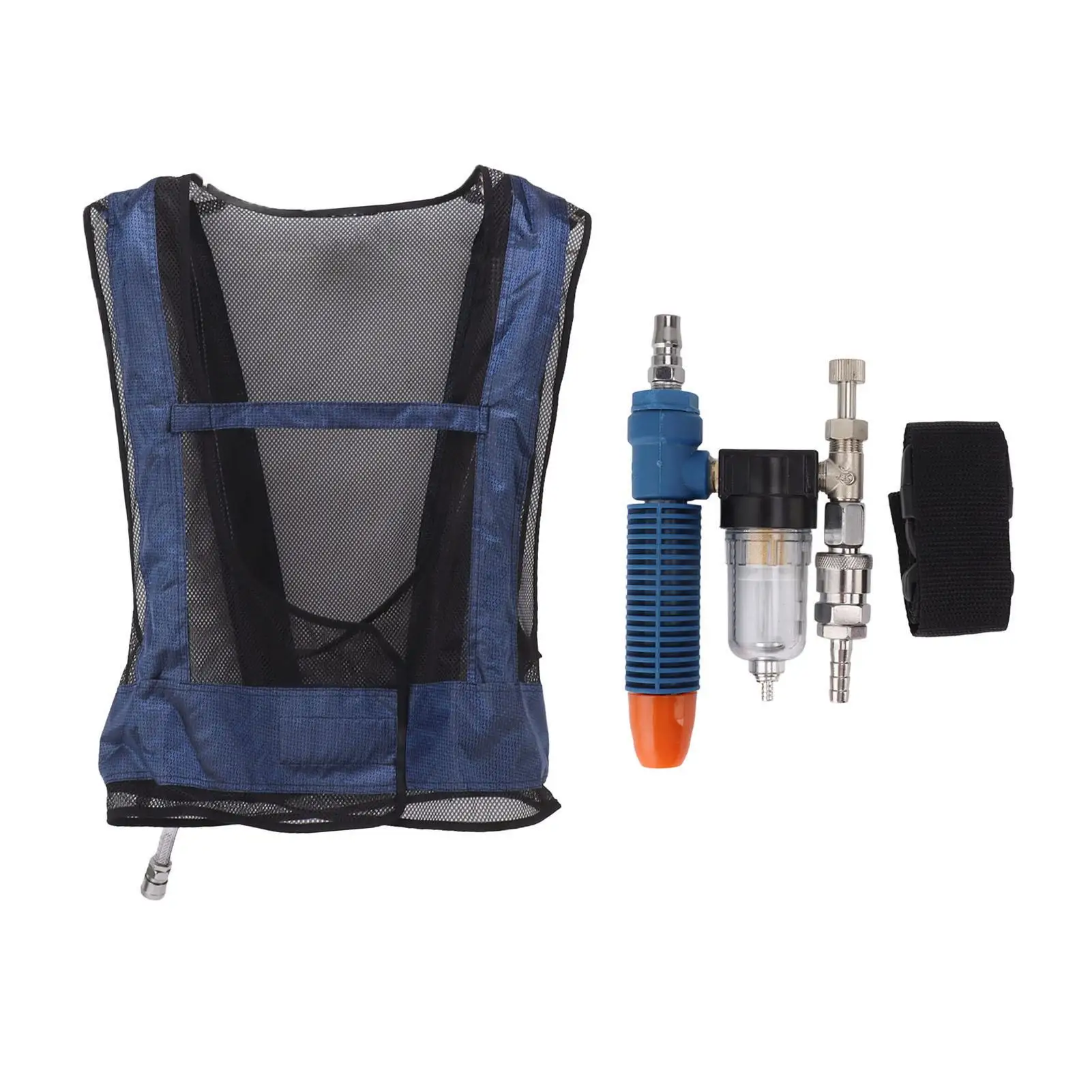 Cooling Vest for High-Temperature for welding-Vortex Tube Compressed Conditioner Waistcoat