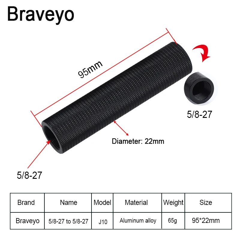 1/4 to 3/8 SLR Camera Stand Extension Rod Aluminum Alloy Ballhead Tripod Adapter 1/4 3/8 to 5/8-27 Microphone Stand Accessory