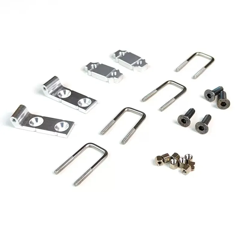 For Tamiya 1/14 RC Truck Pressing Plate U-shaped Screw Suspension Shock-absorbing Installation Scania 770s Actros Volvo MAN King 6
