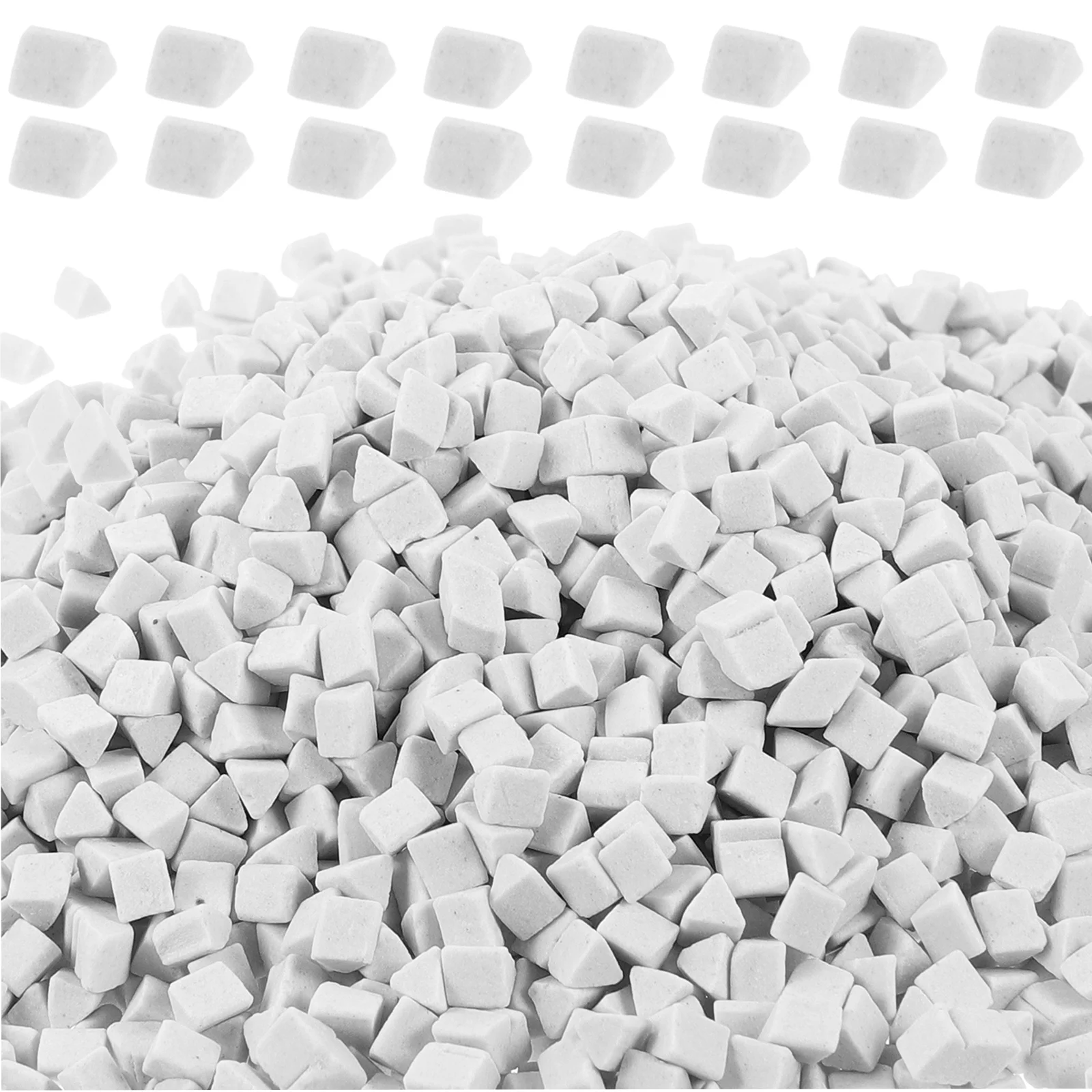Rocks for Tumbling Craft ing Abrasive Porcelain Polishing DIY Triangle Vibration