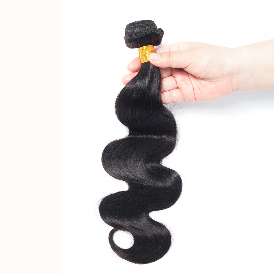 Lulalatoo Body Wave Human Hair Bundles 8-36 Inch Double Weft Brazilian Hair Weave Bundles Natural Remy Extensions