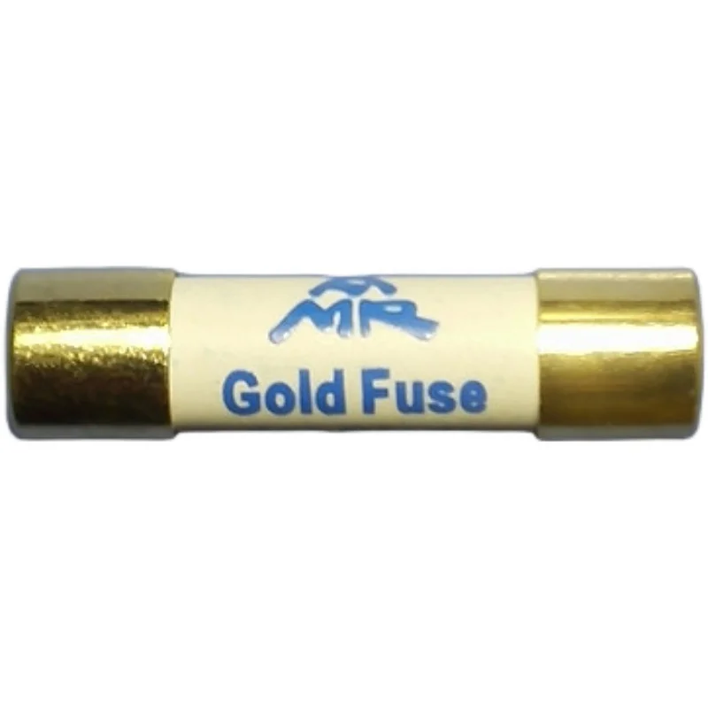 5pcs AMR T3.15A H 250V European Audio Amplifier Gallbladder HIFI Gold Cap Silver Wire Fuse Tube