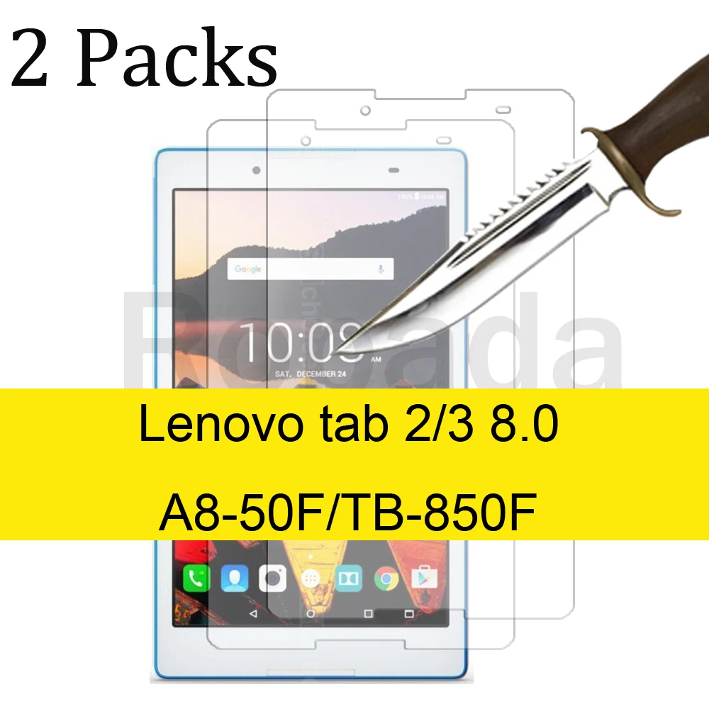 Premium Tempered Glass Screen Protector Set - 2 Pack