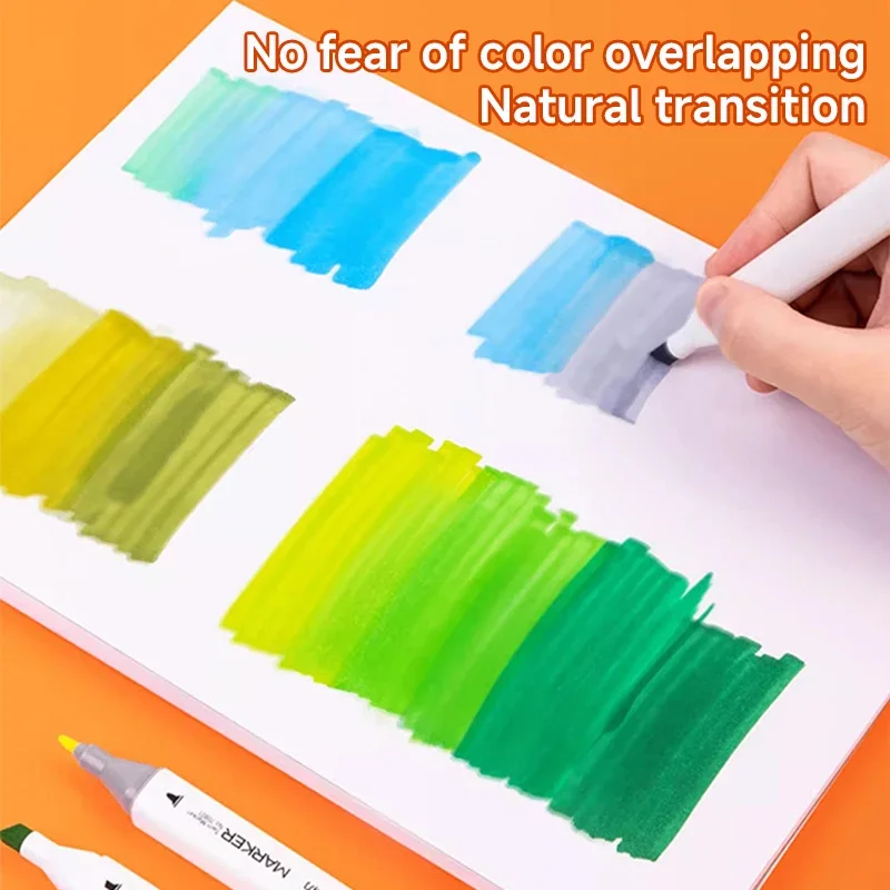 Drawing Sketchbook Sketch Paper Angelmark A3/A4/A5 Marker Pad 80gsm 30 Sheets Sketch Drawing Notepad Painting Books for Hand-Painting Book for Art Supplies