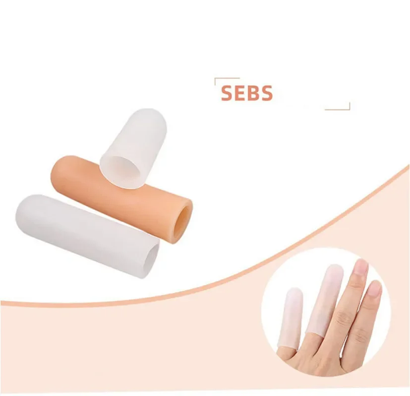 5Pcs Silicone Finger Protectors & Toe ubes, HeatResistantAnti-Slip SleevesforBakingCookingHamburgerPizza, KitchenToolAccessories