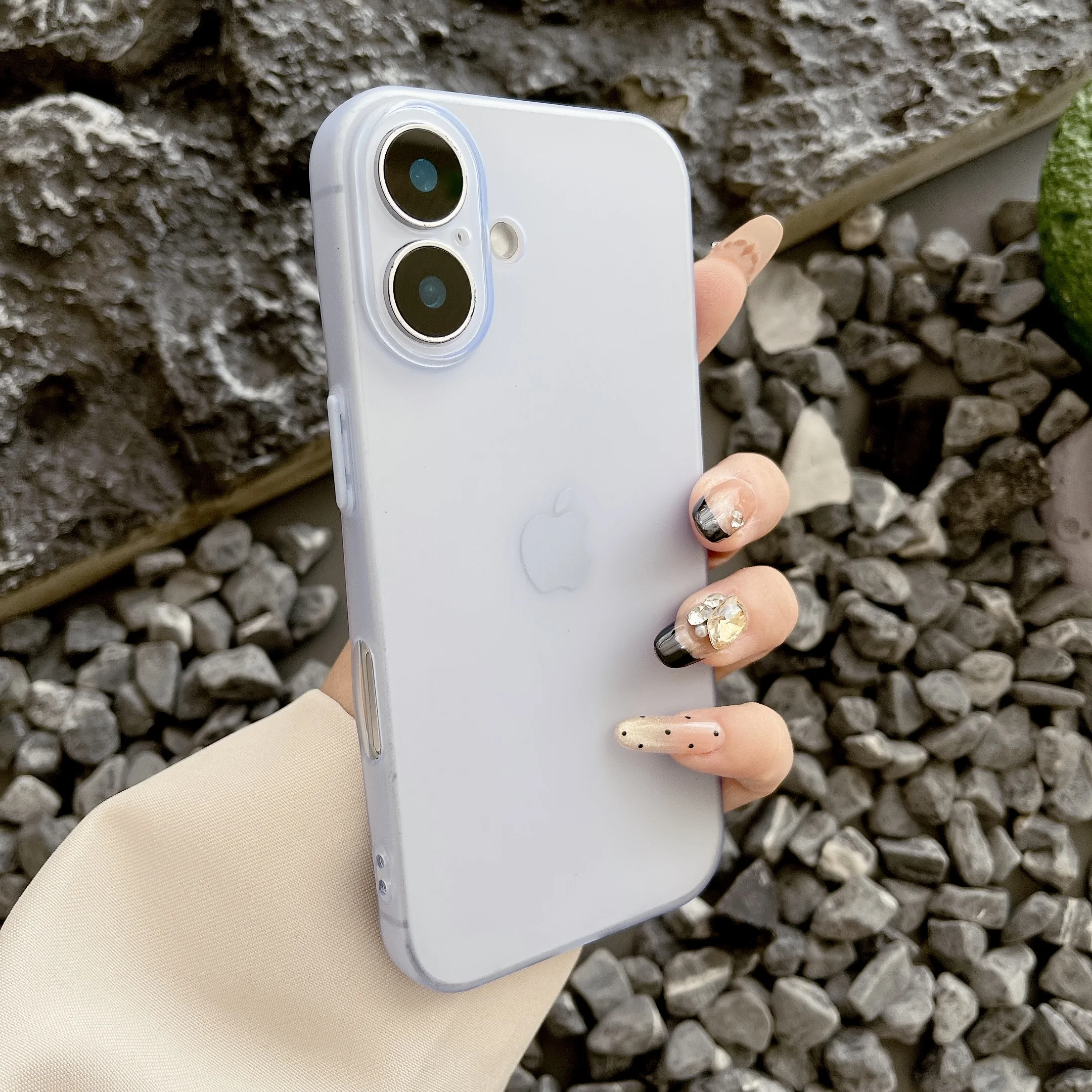 Ultra Thin Matte Transparent Soft TPU Shockproof Frosted Translucent Phone Case