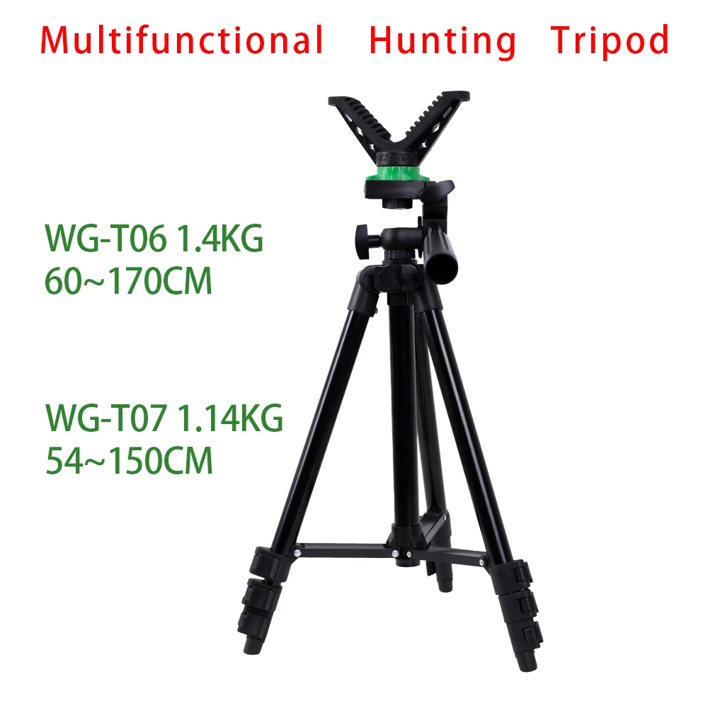 outdoor-hunting-tripod-wg-t06-aluminum-lightweight-170cm-adjustable-height-v-yoke-for-hunting-stick-camera-camcorder-tripod