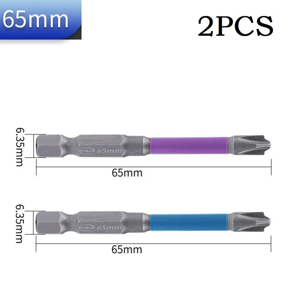 

High Quality Screwdriver Bit Cross Bit Magnetism Rust Proof Special Screwdriver Color Differentiation For Electrician