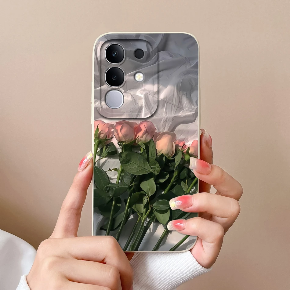 Cute Design Soft Liquid Silicone Shockproof Bumper Phone Case - Full Protection Cover