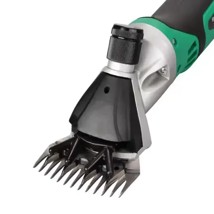 מספריים חשמליות ירוקות עם מהירות התאמה למכונת גילוח של עזים ושיער כבשים