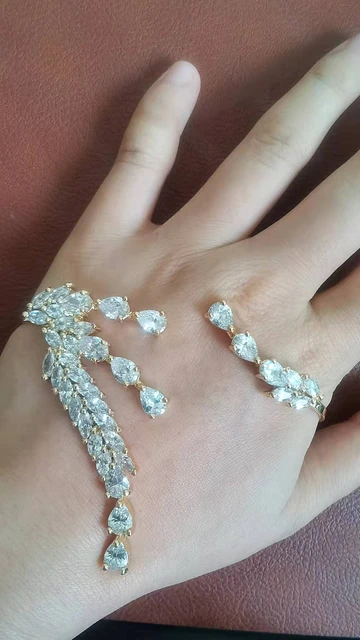 full hand bracelet for bride