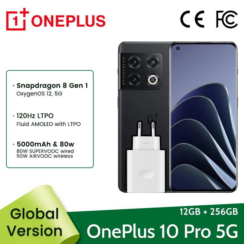 Global-Version-OnePlus-10-Pro-10pro-5G-Smartphone-12GB-256GB-Snapdragon ...