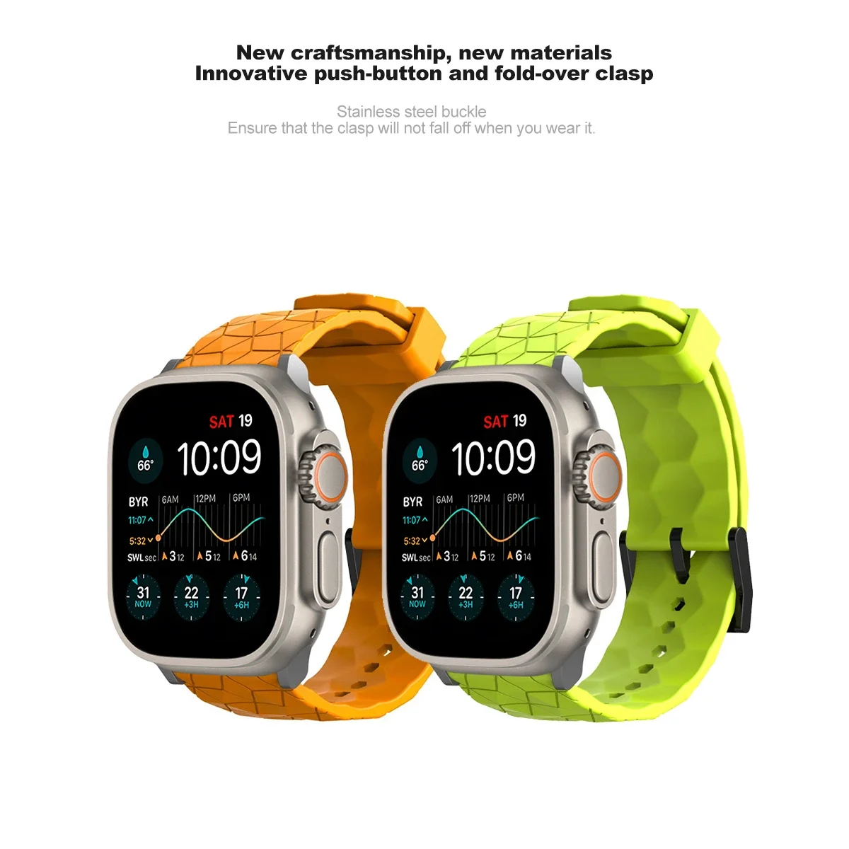 รูปสินค้า สายซิลิโคน Apple Watch ยืดหยุ่น ใส่สบาย หลายขนาด