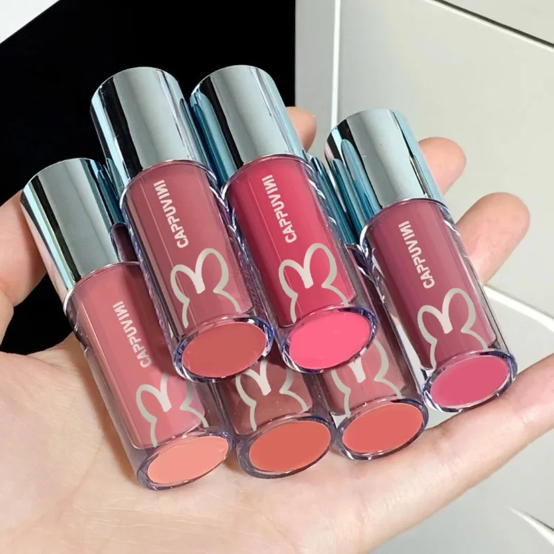 lip gloss,lip makeup,lip glaze NEW Water Glazed Mirror Lip Gloss Makeup Crystal Jelly Moisturizing Lip Glaze Long Lasting Grape Color Liquid Lipstick Cosmetics
