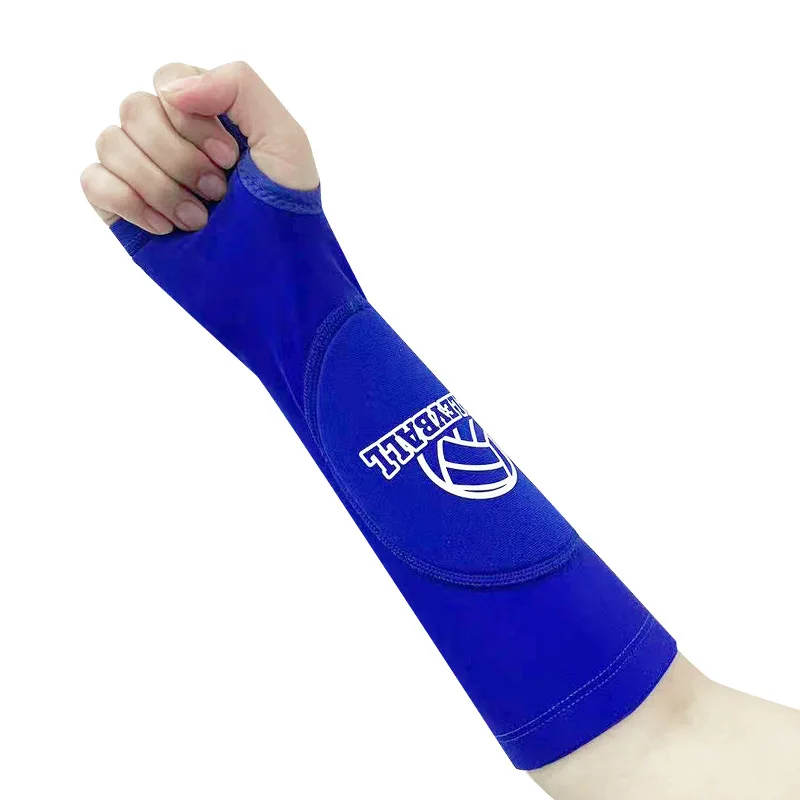 Protège-avant-bras De Volley-ball - 1 Paire De Manchons Avec Coussinets 4 Mm Et Trou Pour Pouce, Protection Contre Les Brûlures