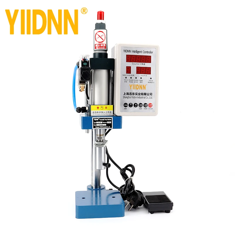 YIIDNN CE small pneumatic punch press with contoller and daul buttons stamping punching machines