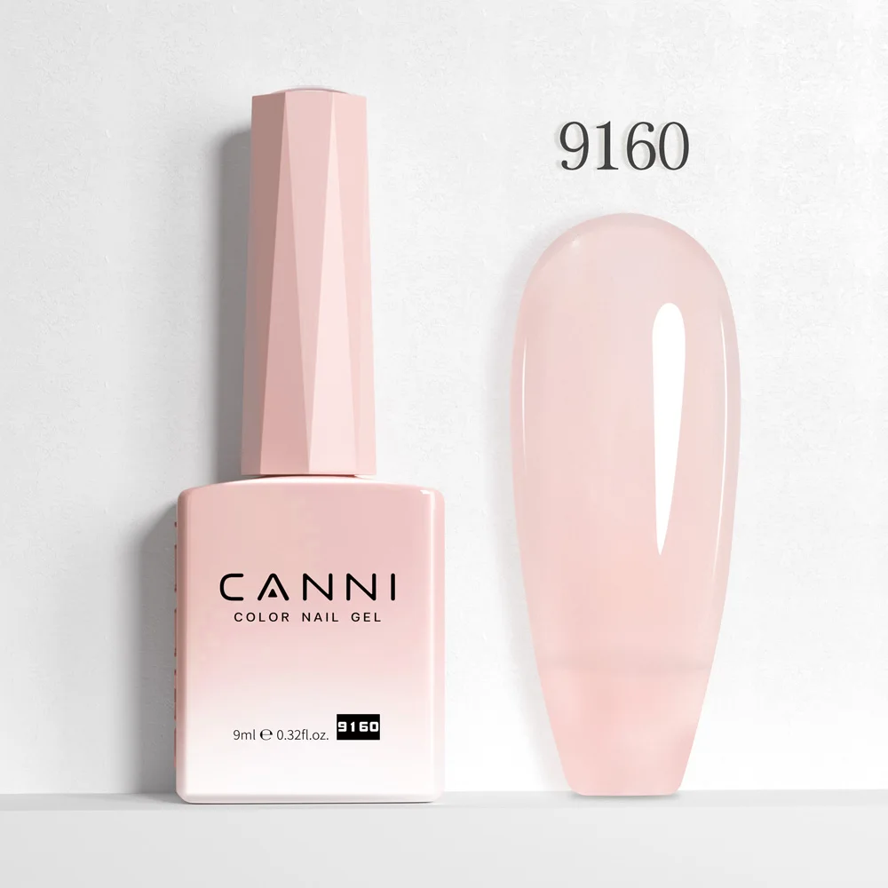 CANNI HEMA Free Black Glitter Diamond Sparkle Gel Polish - Long-Lasting Glossy Finish
