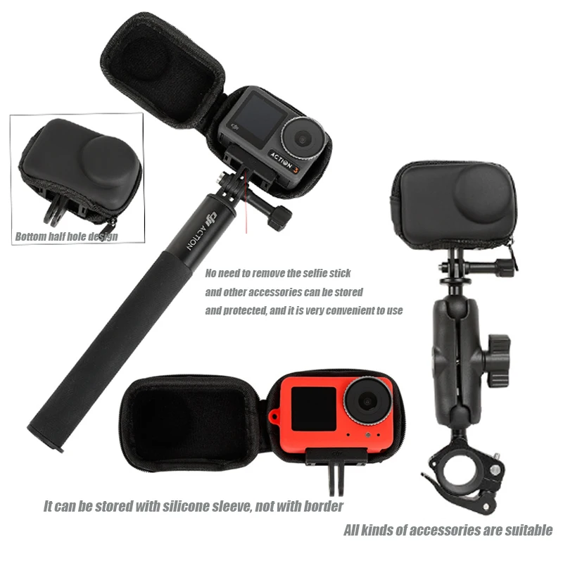 Storage Bag Case For DJI OSMO Action 3 Protective Case Waterproof Carrying Sports Camera Bag Camera Accessories drone accessories dji case